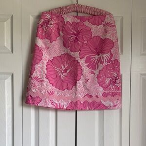 Women’s Lilly Pulitzer Size 8 Shell Pink Old World Print Skirt